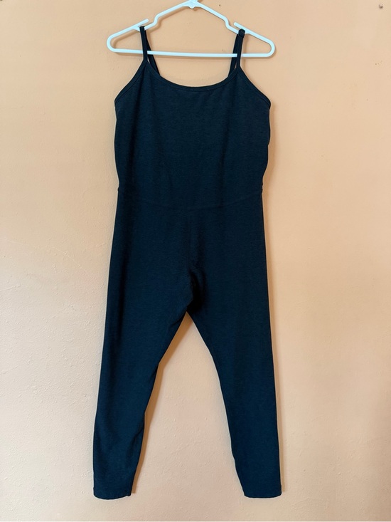Beyond Yoga Pants - Beyond Yoga Black Slim-Strap Jumpsuit